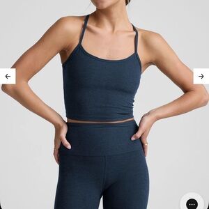 Beyond Yoga Spacedye Slim Racerback Cropped Tank sz Large